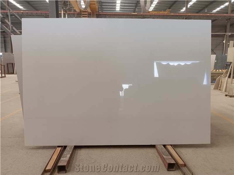 Pure White Artificial Stone Slabs