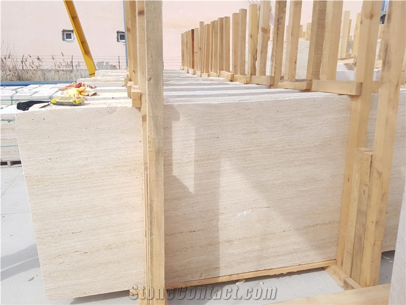 Turkey Top Quality Classic Light Travertine Slabs