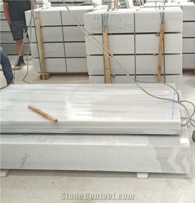 Marmara White Marble Tombstones, Marmara Marble Muslim Gravestones