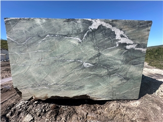 Royal Green Quartzite - Amazzoni Green Quartzite Blocks