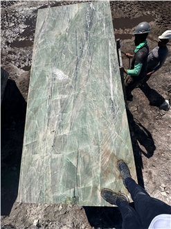 Royal Green Quartzite - Amazzoni Green Quartzite Blocks