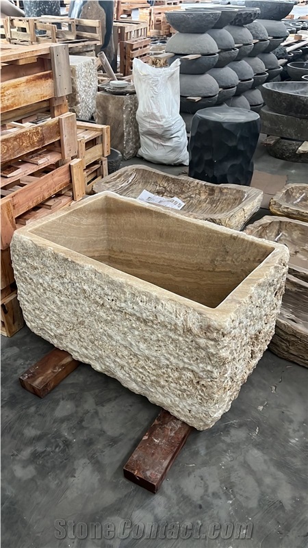 Rectangular Trough Onyx Planters