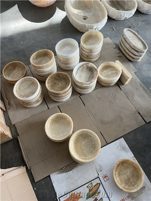 Round Onyx Bowl