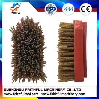Abrasive  Ficket Diamond Brush For Granite