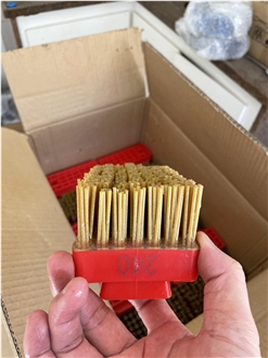 Abrasive  Ficket Diamond Brush For Granite