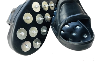Spiked Safety Shoes For Concrete And Paint Construction