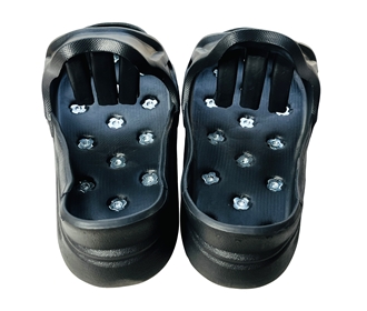 Spiked Safety Shoes For Concrete And Paint Construction