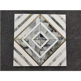 Emerald Jade Green Mosaic Tiles For Flooring Emerald Jade Green Mosaic Tiles For Flooring