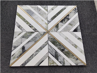 Emerald Jade Green Mosaic Tiles For Flooring