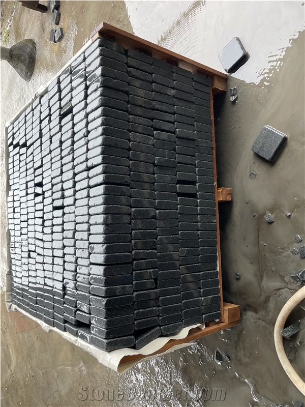 Grey Granite Paving Stone Tumbled