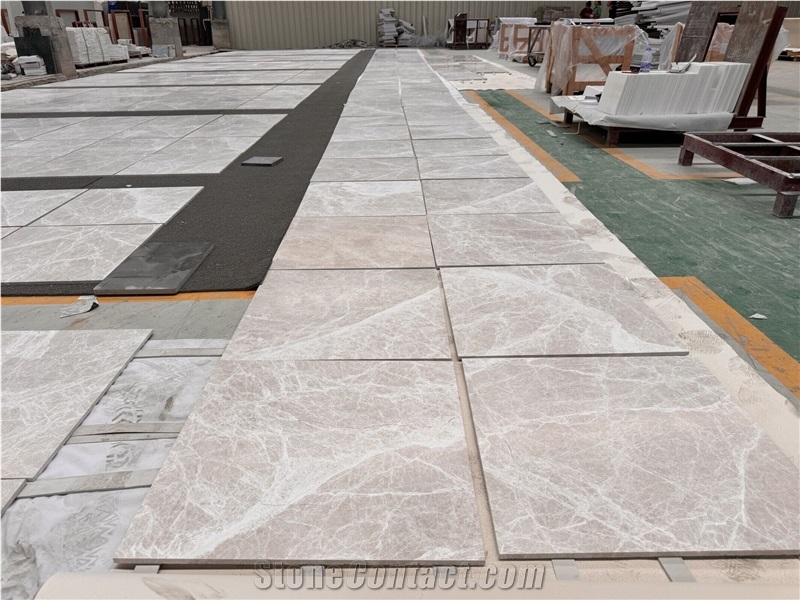 Storm Lighting Grey Marble Tiles For Flooring