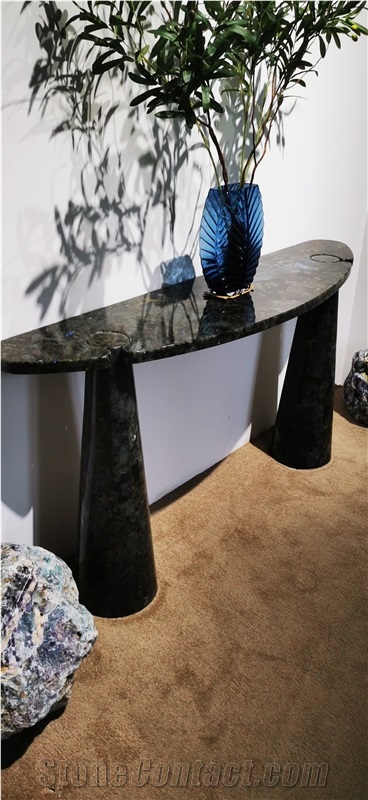Brushed Marble Grande Antique Console For Home Furniture