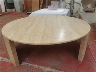 Luxury Marble Calacatta Viola Coffee Table For Hotel Decor