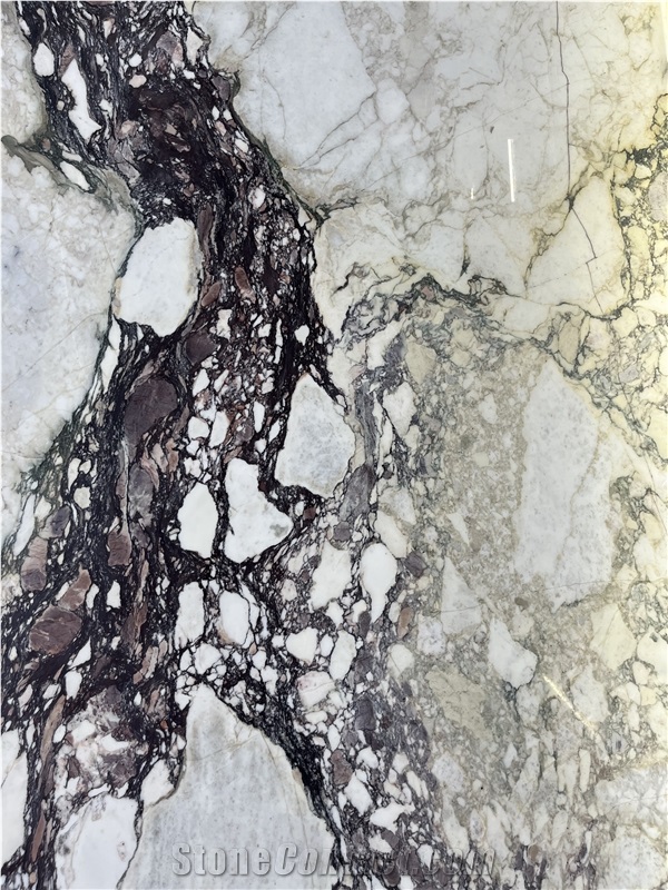 Prefab Luxury Italian Marble Calacatta Viola Kitchen Tops