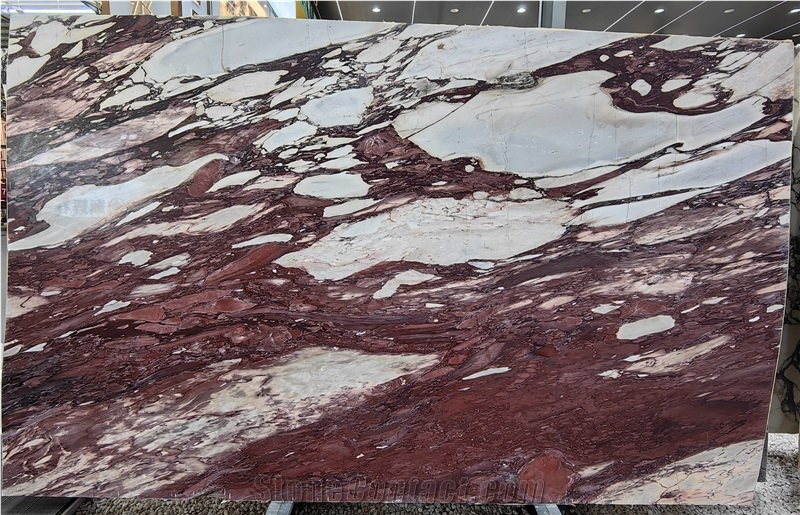 Prefab Luxury Marble Calacatta Viola Island Tops For Kitchen