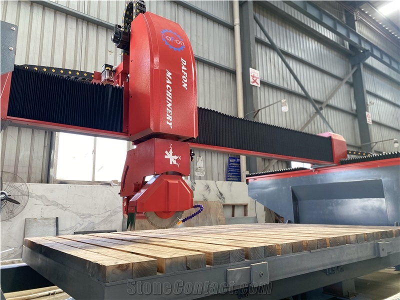 4 Axis CNC Infrared Bridge Stone Cutting Machine For Marble/Granite