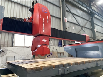 4 Axis CNC Infrared Bridge Stone Cutting Machine For Marble/Granite
