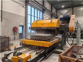 Multi-Blade Kerbstone Slab Cutting Machine