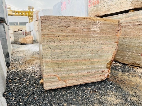 Gray Travertine  Blocks
