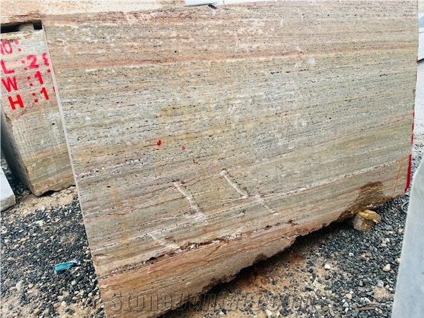 Gray Travertine  Blocks