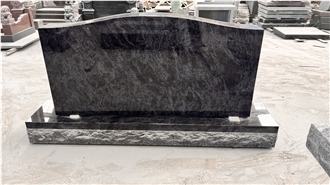 Bahama Blue Granite Headstone 10