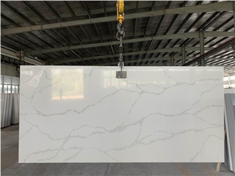 Calacatta White Quartz Slabs