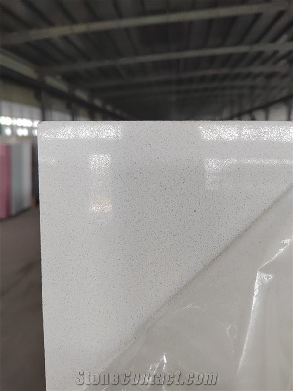 Polar White Quartz Slabs