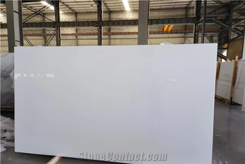 Pure White Nanoglass Slabs  Nano Crystallized Glass