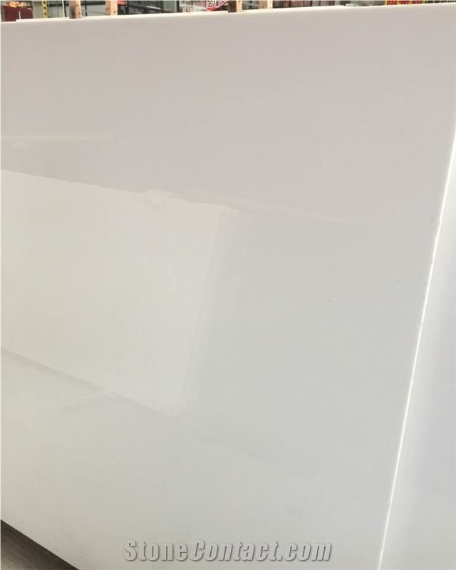 Pure White Nanoglass Slabs  Nano Crystallized Glass