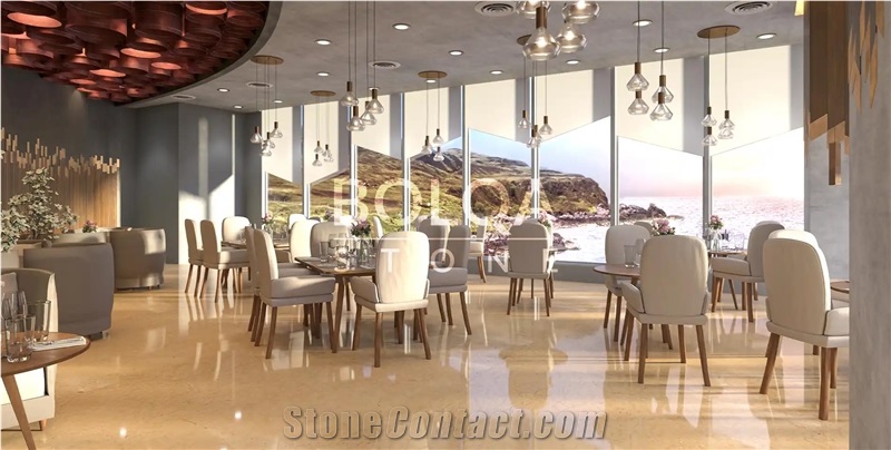 Iran Dehbid Beige Marble Slabs - DEHBID S2