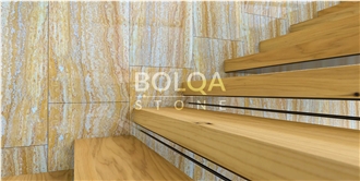 Iran Lemon Travertine Tiles - Lemon