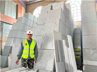 Iran Royal White Granite Tiles - ANJ