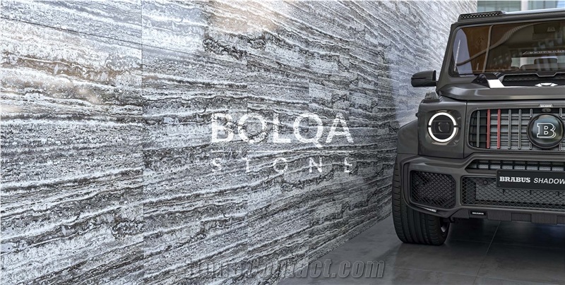 Iran Silver Travertine Tiles - SGT