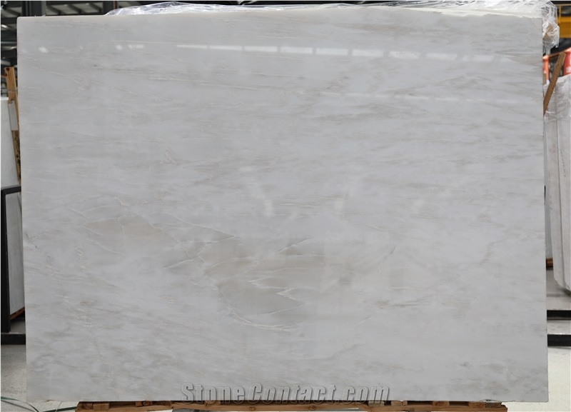 Bianco Rhino White - Kari Ice Jade Marble Slabs