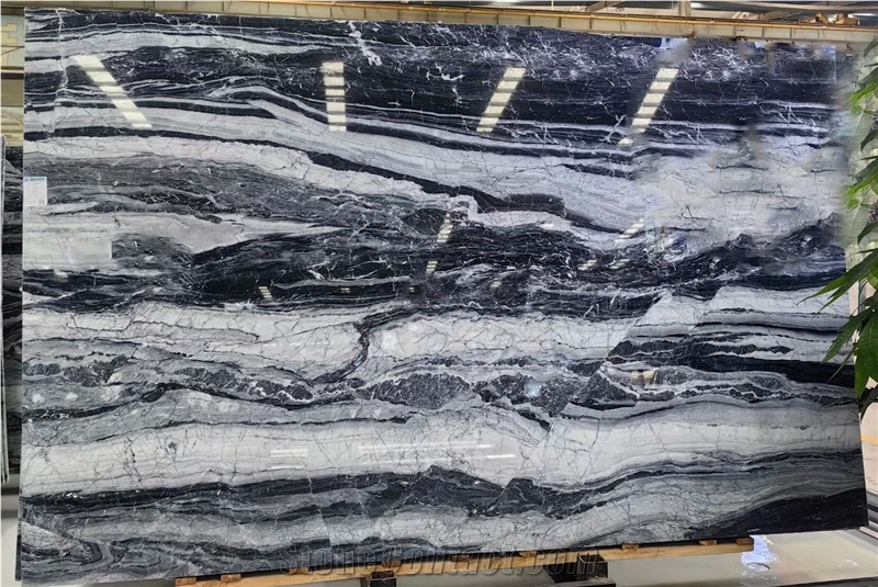Black Sea Clouds Serpentine Slabs