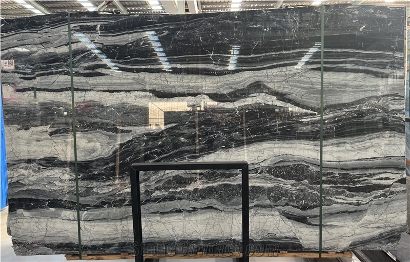 Black Sea Clouds Serpentine Slabs