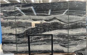 Black Sea Clouds Serpentine Slabs
