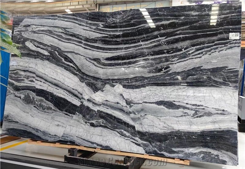 Black Sea Clouds Serpentine Slabs