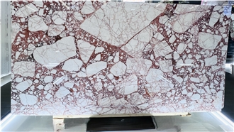 Bulgari Red Marble Slabs