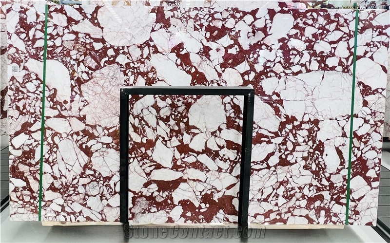 Bulgari Red Marble Slabs