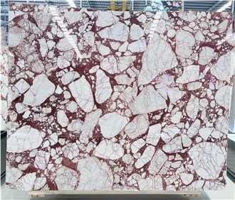 Bulgari Red Marble Slabs