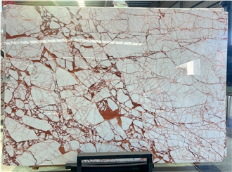 Bulgari Red Marble Slabs