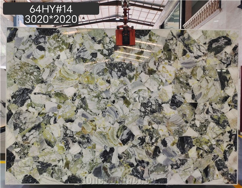 Ice Green Marble Slabs