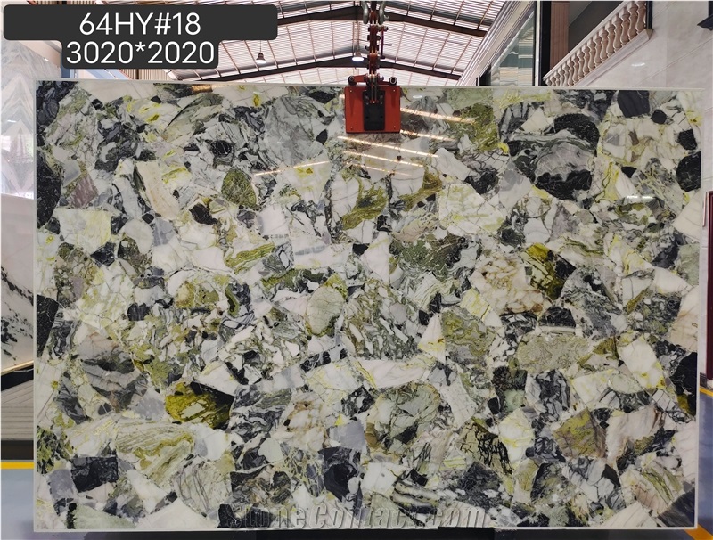 Ice Green Marble Slabs