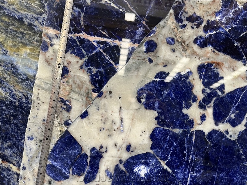 Luxury GLM Blue Cloisonne Marble Slabs For House Decoration
