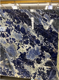 Luxury GLM Blue Cloisonne Marble Slabs For House Decoration