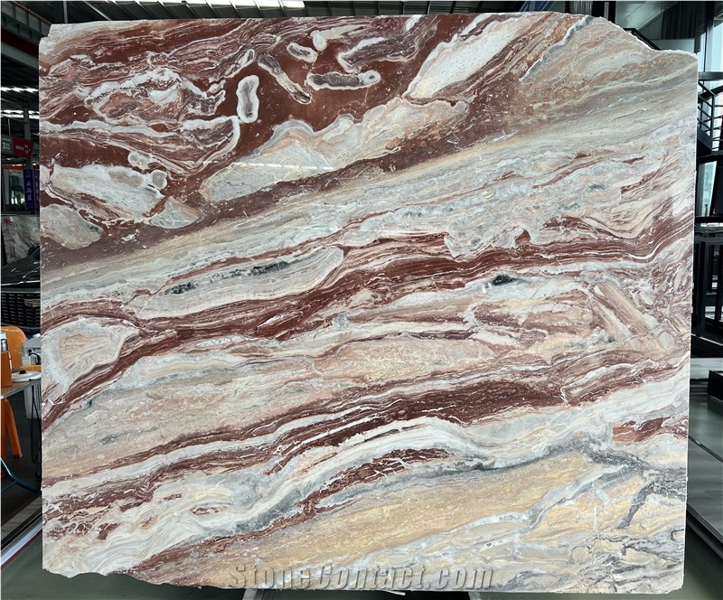 Monica Red  Marble Slabs