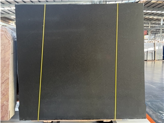 Piedra Ulldecona Dark Gray Limestone Polished Slabs