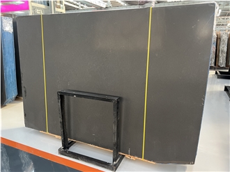 Piedra Ulldecona Dark Gray Limestone Polished Slabs