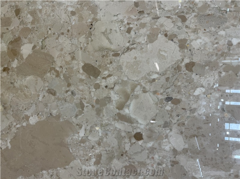 Breccia Beige Marble Slabs